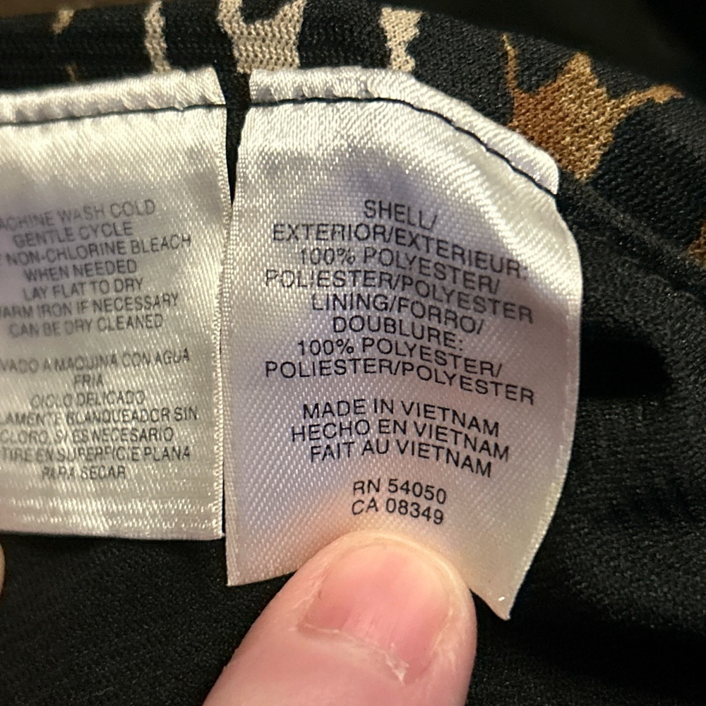 Jones New York Skirt Womens Brown Animal Print Size 2X - Picture 6 of 8